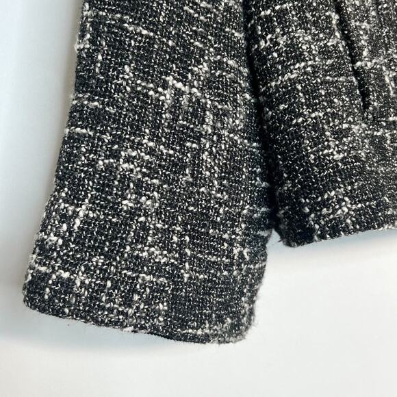 Talbots Black White Tweed Suit Jacket - Picture 3 of 14